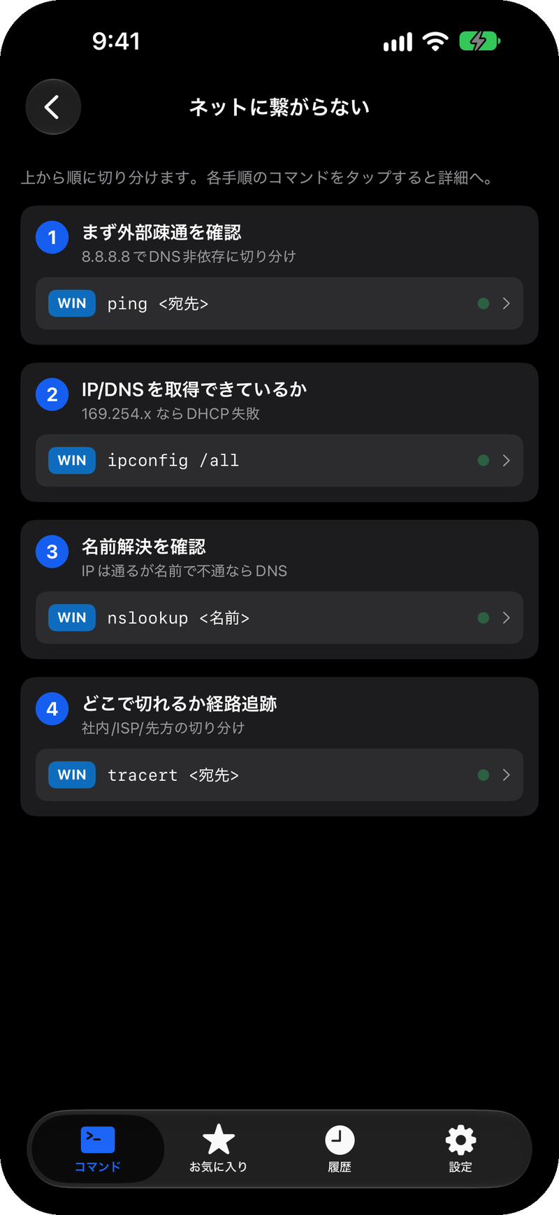症状フロー