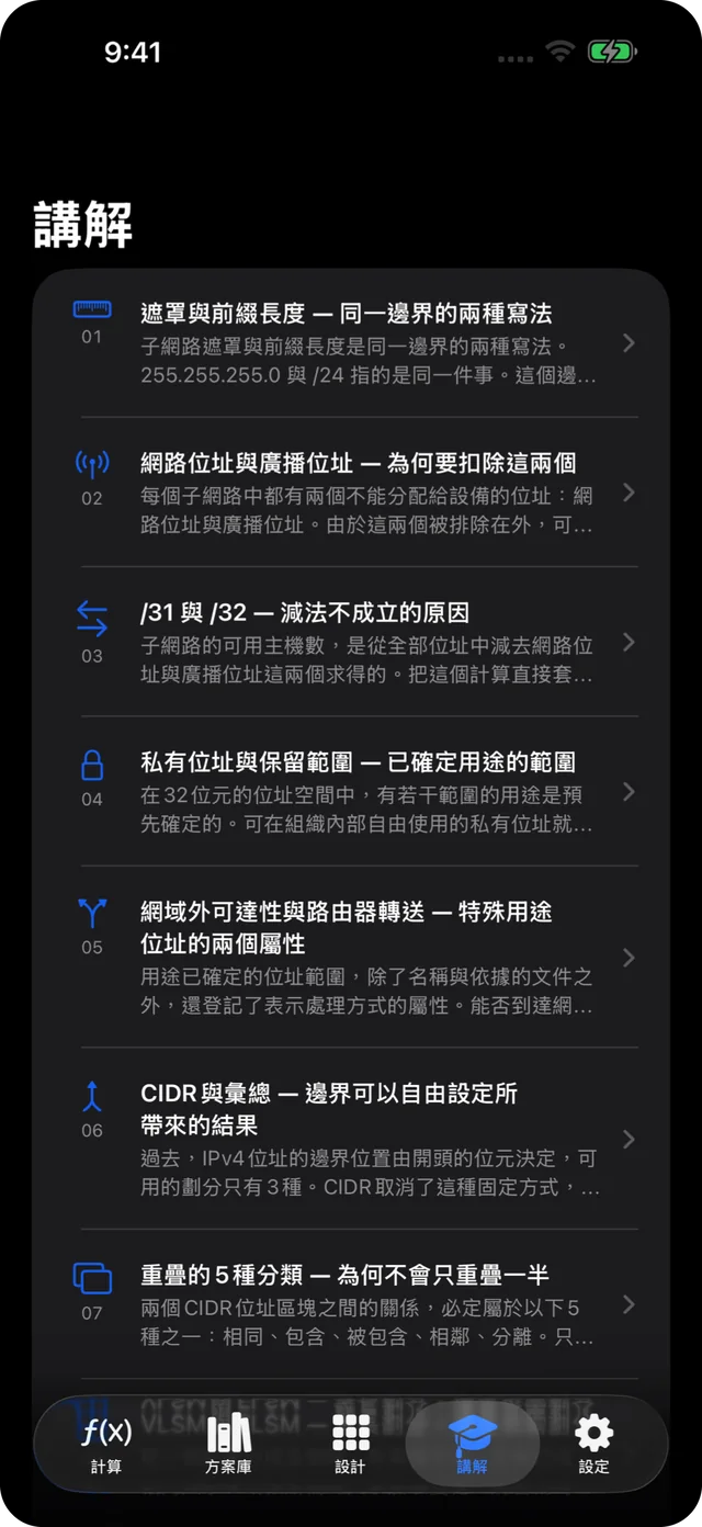 講解列表：11 篇的標題與重點